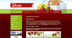 Desktop Screenshot of dieta-krabicky.cz